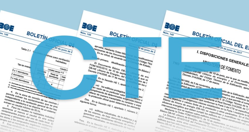 Publicadas las modificaciones de los DB-HE y DB-HS del CTE