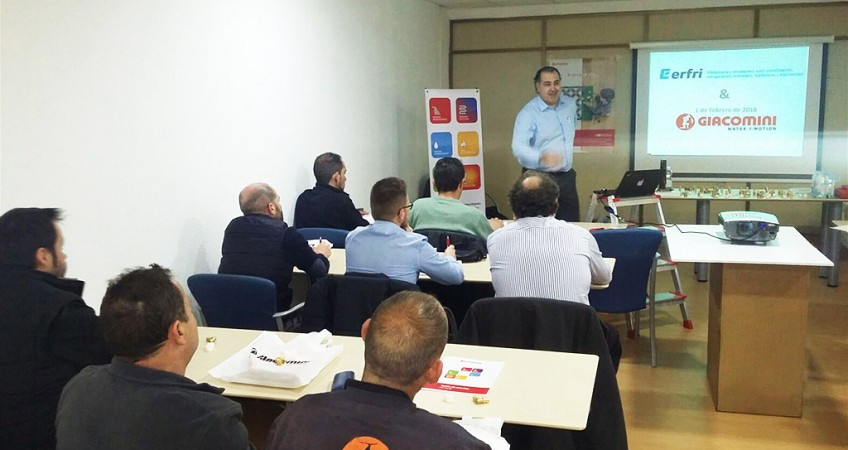 Giacomini presentó su nuevo sistema GX para instalaciones hidráulicas en Erfri Sevilla