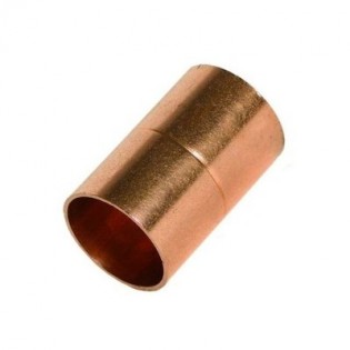 Manguito cobre H-H 1-1/8