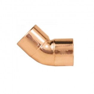Curva cobre 45 H-H 3/8