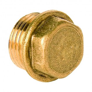 Tapón latón macho 3/4