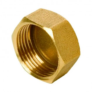 Tapón latón hembra 3/4