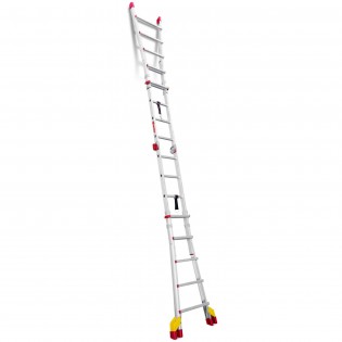 Escalera telescópica...
