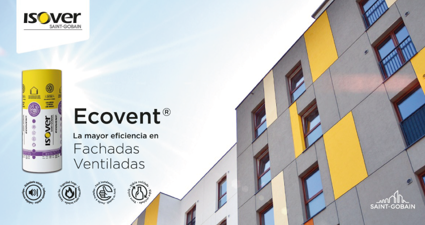 Ventajas de las fachadas ventiladas con Ecovent de Isover Aislamiento