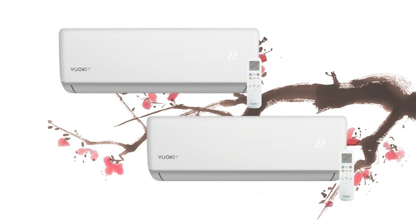 Multisplit 2x1 de Yuoki: climatiza dos espacios con ahorro y estilo
