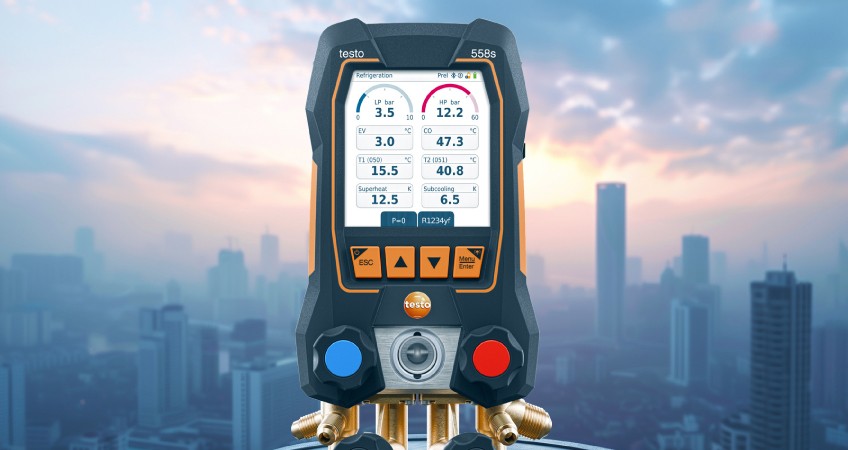 Importante actualización para el analizador de refrigeración testo 558s