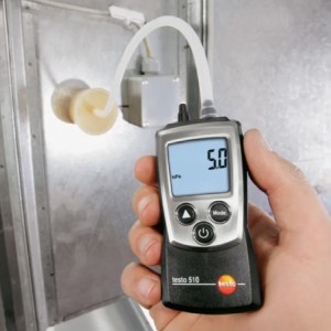 Testo 510: el manómetro diferencial compacto para profesionales de la climatización y ventilación