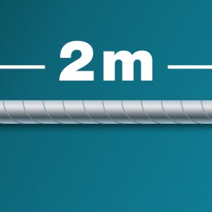 Exclusiva Erfri: conducto galvanizado de 2 metros