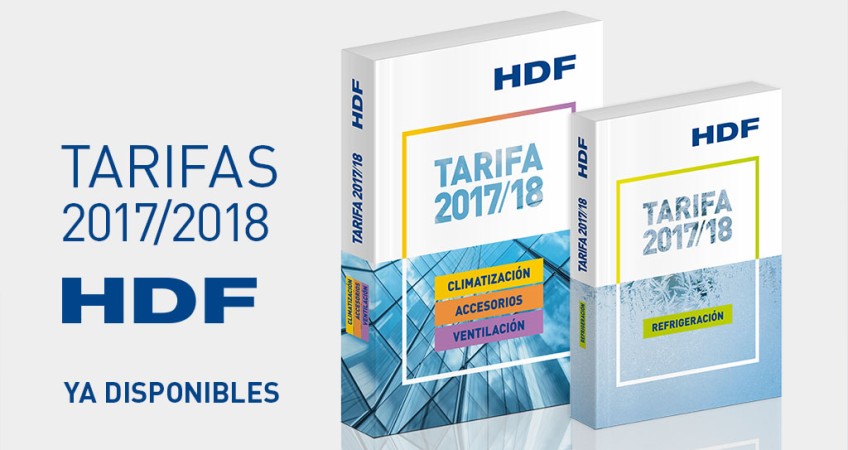 Ya están disponibles las tarifas de HDF 2017/18