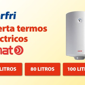 Oferta termos eléctricos Simat de 50, 80 y 100 litros