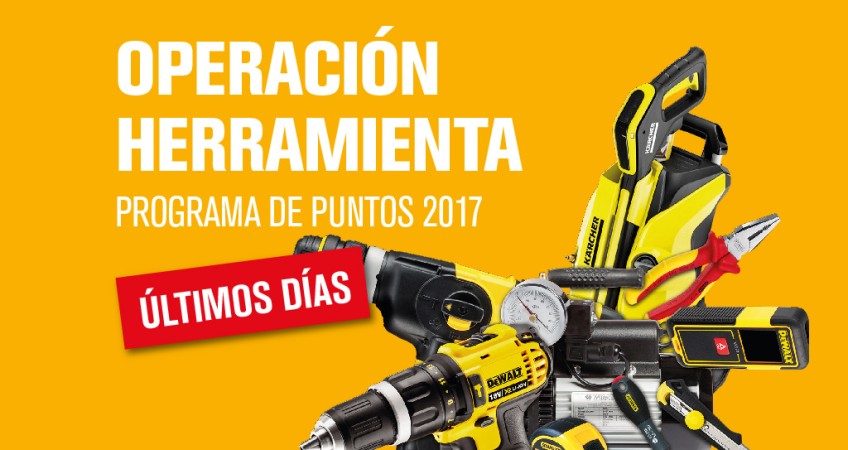 Últimos días para conseguir Erfripuntos de Operación Herramienta