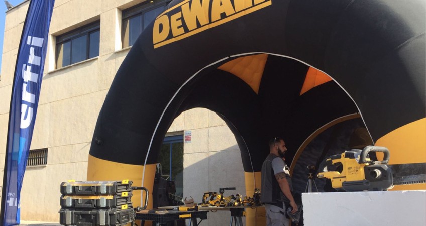 No te pierdas las demostraciones de DeWalt en Erfri Málaga