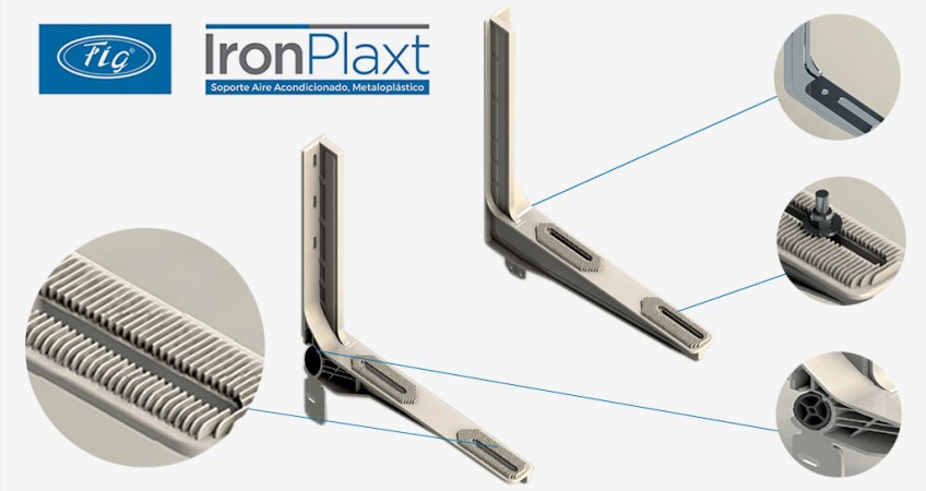 Evita los problemas de corrosión con el soporte Ironplaxt