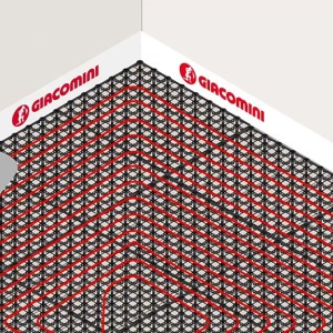 Giacomini: panel premoldeado R979S para suelo radiante de bajo espesor