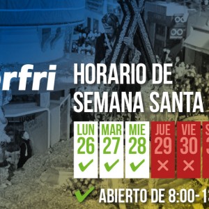 Horario especial en Semana Santa