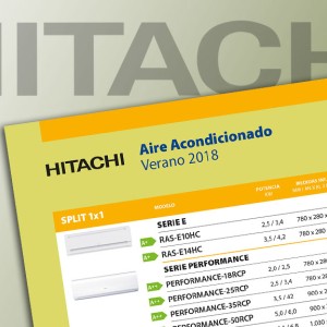Oferta Erfri en aire acondicionado Hitachi