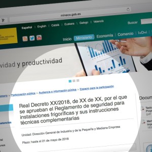 Sale a información pública el nuevo reglamento para instalaciones frigoríficas