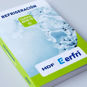 Nueva tarifa Refrigeración 2018/19 de HDF