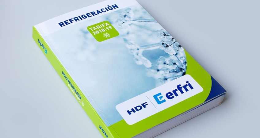 Nueva tarifa Refrigeración 2018/19 de HDF