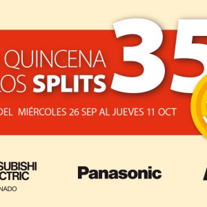 Oferta de splits de 3,5 kW para despedir el verano