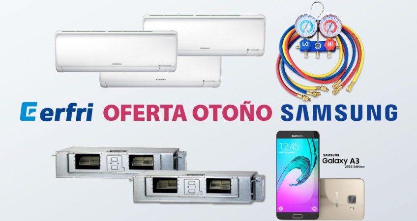 Oferta de otoño de Samsung: splits y conductos con regalo