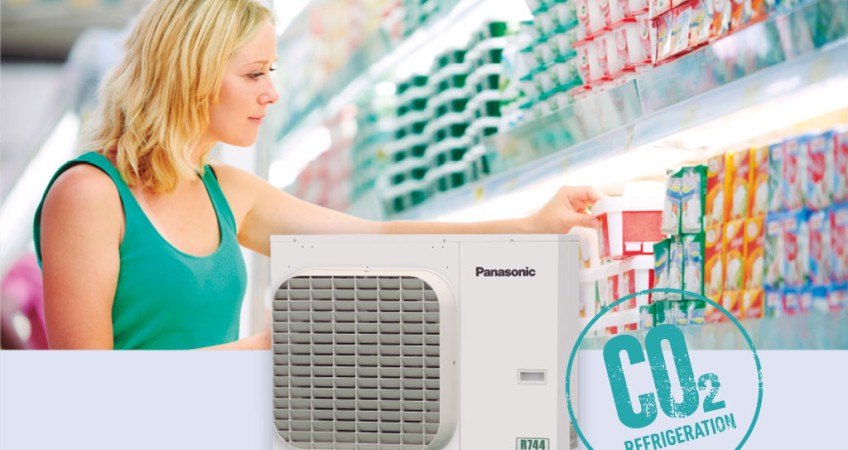 Solución de CO₂ natural de Panasonic para la refrigeración comercial