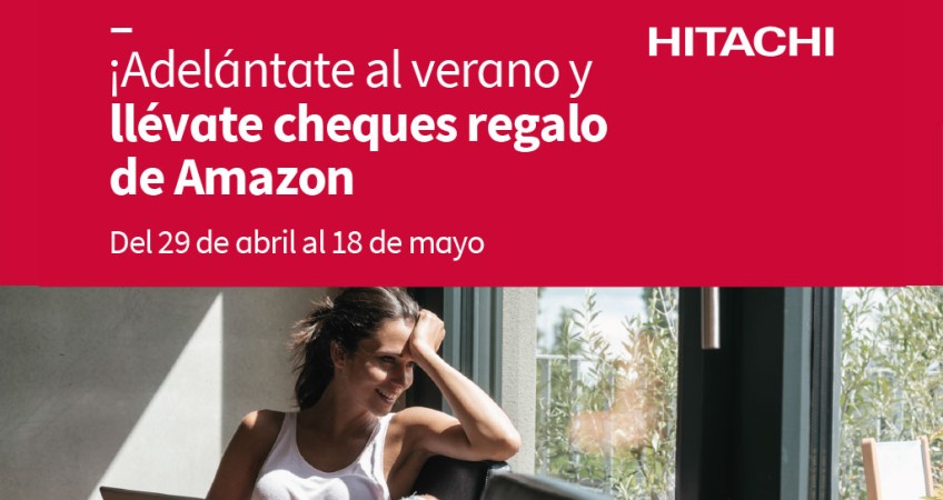 Cheques regalo de Amazon al comprar 3 o más 1x1 de Hitachi