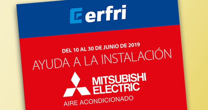 Descuentos en equipos de aire acondicionado Mitsubishi Electric