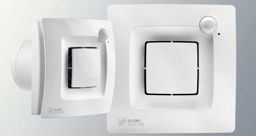 Silent Dual, el extractor de baño inteligente