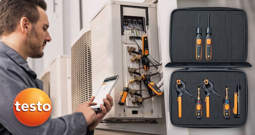 Set Testo Smart Probes para técnicos de refrigeración