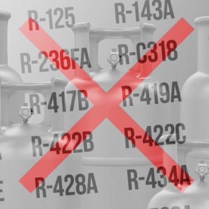 Lista de gases refrigerantes prohibidos a partir de 2020