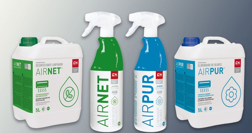 Airnet y Airpur, desinfectantes para climatización
