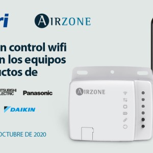 Un control wifi Aidoo de regalo con los equipos de conductos