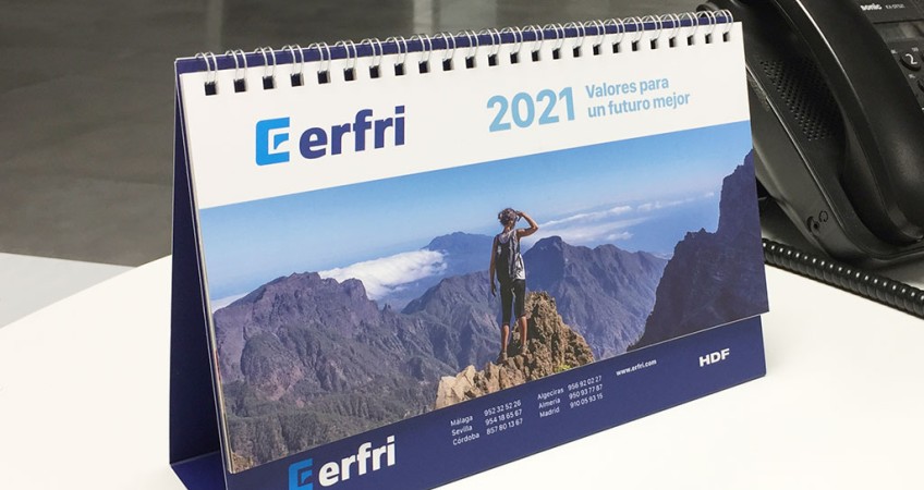 Calendario Erfri 2021: valores para un futuro mejor