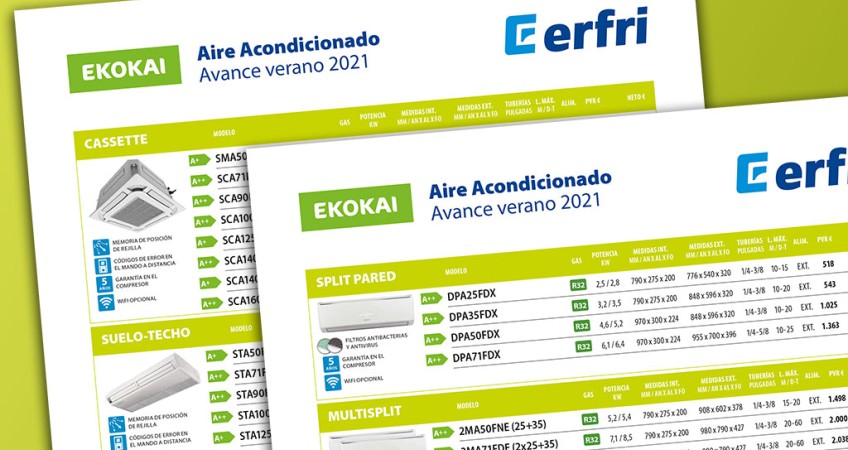 Lista de precios de Ekokai para el verano 2021