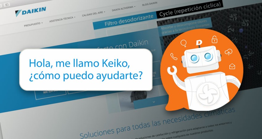 Nace Keiko, el nuevo asistente virtual de Daikin