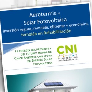 Consejos técnicos sobre aerotermia y solar fotovoltaica
