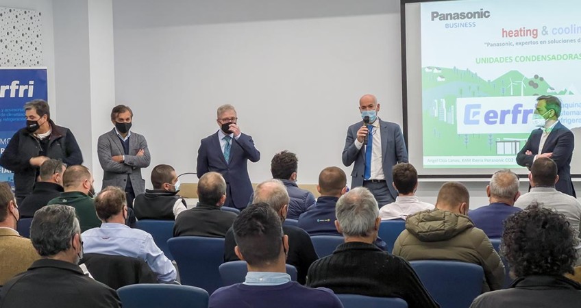 Panasonic presenta su gama de unidades condensadoras para CO2 en Erfri Málaga