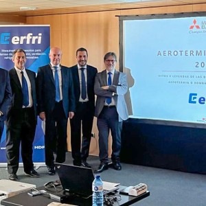 Mitsubishi Electric presenta su gama de aerotermia a los clientes de Erfri Marbella