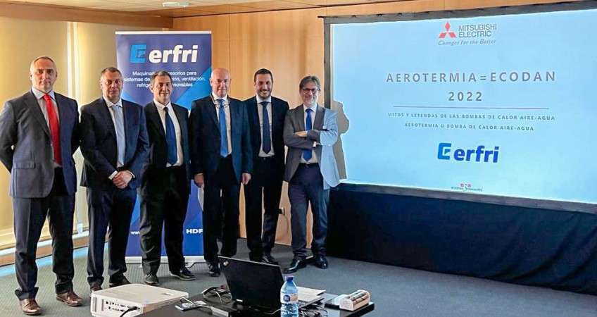 Mitsubishi Electric presenta su gama de aerotermia a los clientes de Erfri Marbella