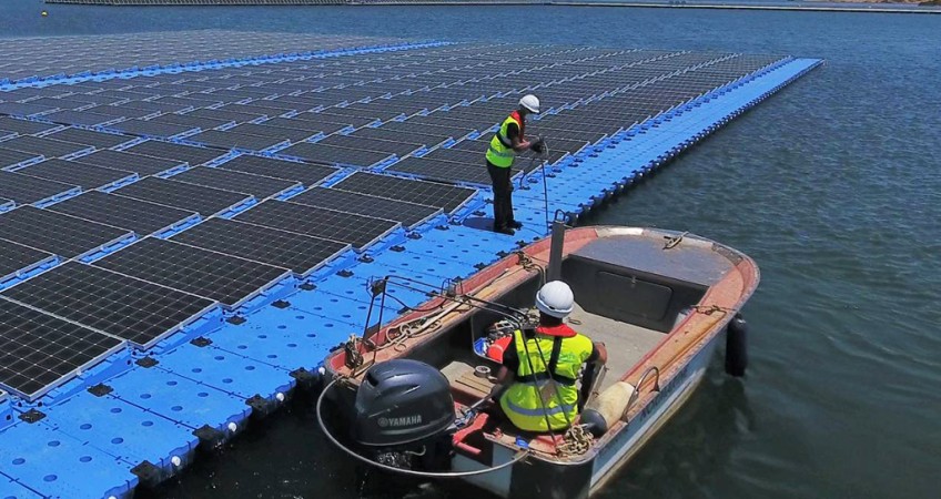 La energía fotovoltaica flotante se proyecta en España