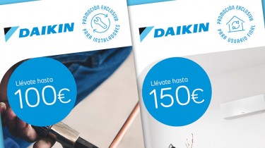Consigue hasta 100€ con Daikin y tu cliente otros 150€